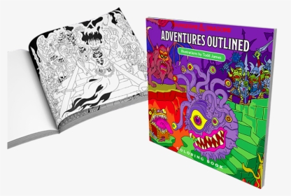 Dungeons & Dragons: Adventures Outlined – Coloring Book – LootQuest.pl