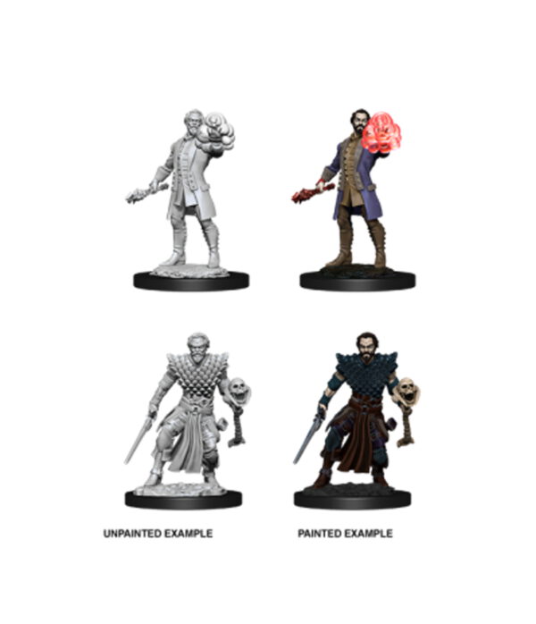 D&D Nolzur's Marvelous Miniatures: Male Human Warlock (2 figurki)