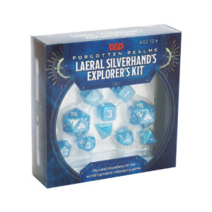 D&D "Laeral Silverhand's Explorer's Kit" Zestaw Kości RPG + Akcesoria