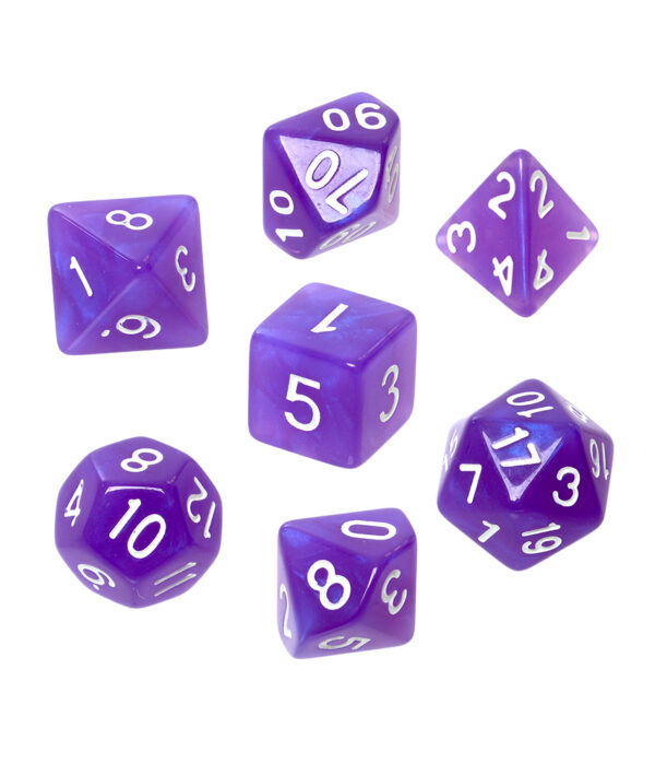 Kości RPG - Kamienie Księżycowe - Ametyst