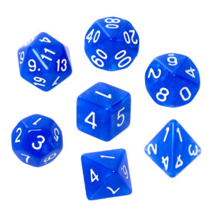 Kości RPG - Kamienie Księżycowe - Lapis Lazuli