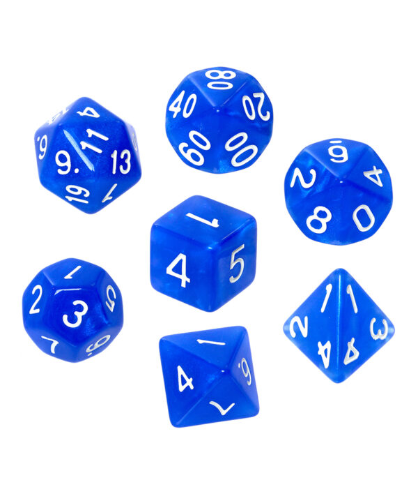 Kości RPG - Kamienie Księżycowe - Lapis Lazuli