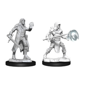 D&D Nolzur's Marvelous Miniatures W13: Male Multiclass Fighter + Wizard (2 figurki)