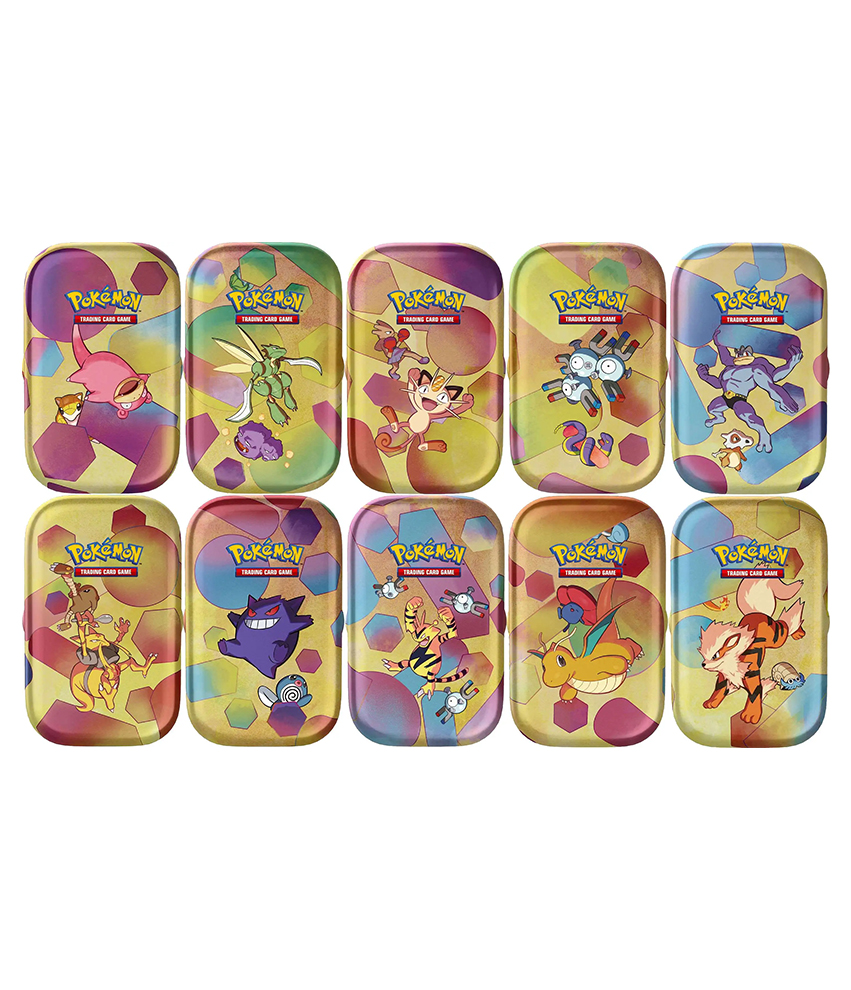 Pokémon TCG: 151 - Mini Tin - Zestaw (10 wzorów) - obrazek 2