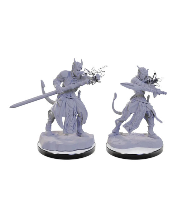 D&D Nolzur's Marvelous Miniatures W22: Tiefling Warlocks (2 figurki)