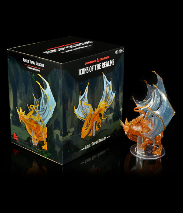 D&D Icons of the Realms: Adult Topaz Dragon - Premium Figure - obrazek 2