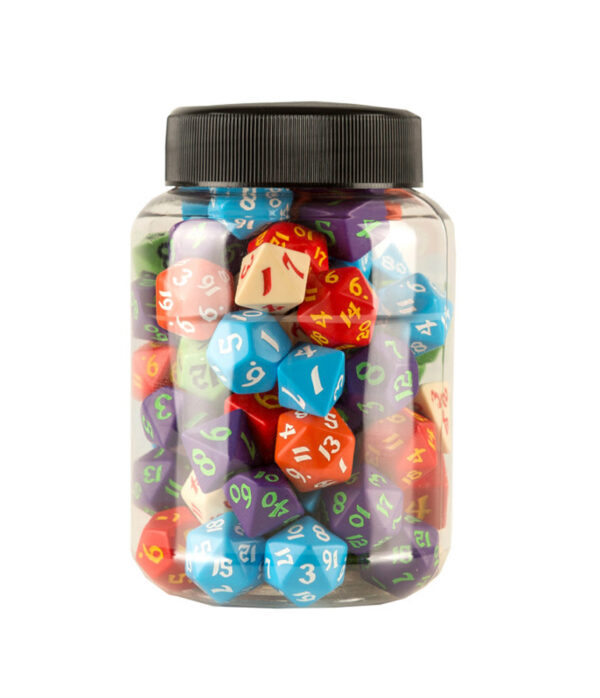 Kości RPG - Round Jar of Classic RPG Dice (80 kości)