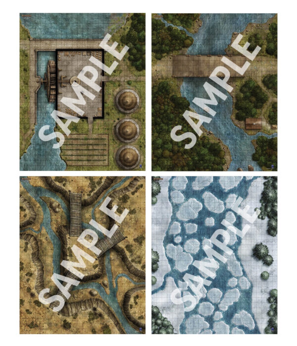 Pathfinder Flip-Mat: Rivers Multi-Pack - obrazek 2