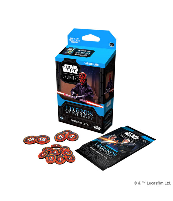 Star Wars Unlimited - Legends of the Force - Spotlight Deck: Darth Maul (PREORDER) - obrazek 2