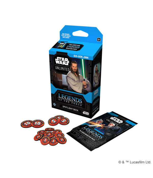 Star Wars Unlimited - Legends of the Force - Spotlight Deck: Qui-Gon Jinn (PREORDER) - obrazek 2