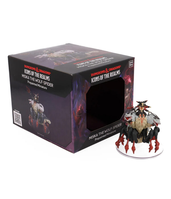 D&D Icons of the Realms: Miska the Wolf-Spider - Premium Figure - obrazek 2