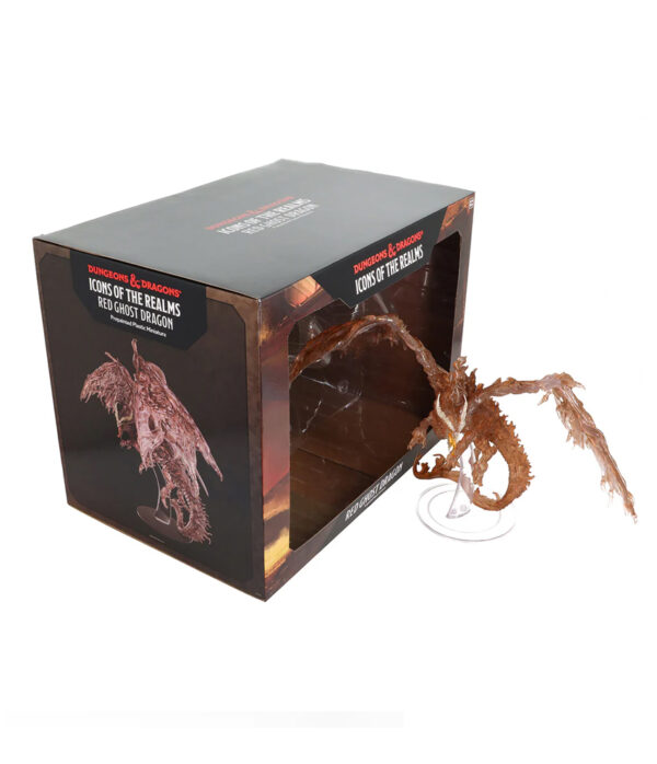 D&D Icons of the Realms: Red Ghost Dragon - Premium Figure - obrazek 2