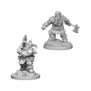 D&D Nolzur's Marvelous Miniatures: Male Dwarf Barbarian (2 figurki)