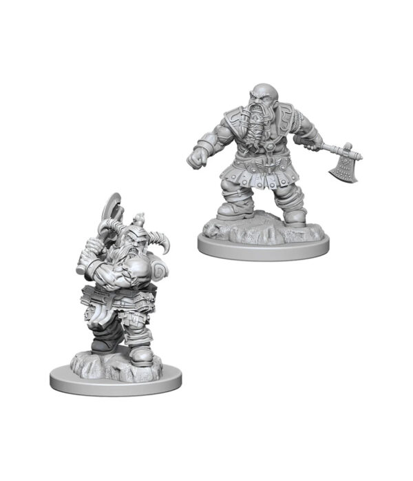 D&D Nolzur's Marvelous Miniatures: Male Dwarf Barbarian (2 figurki)