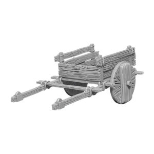 Deep Cuts Unpainted Miniatures: 2 Wheel Cart (1 duża figurka)