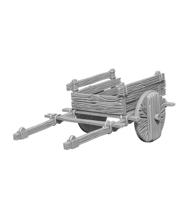 Deep Cuts Unpainted Miniatures: 2 Wheel Cart (1 duża figurka)