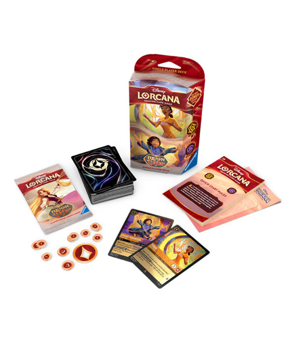 Disney Lorcana TCG: Reign of Jafar - Starter Deck Amber & Amethyst - obrazek 2