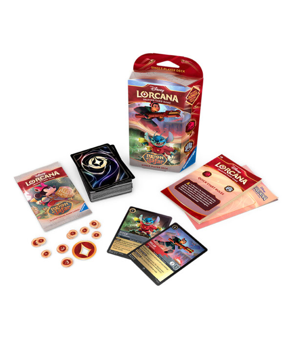Disney Lorcana TCG: Reign of Jafar - Starter Deck - Ruby & Steel - obrazek 2