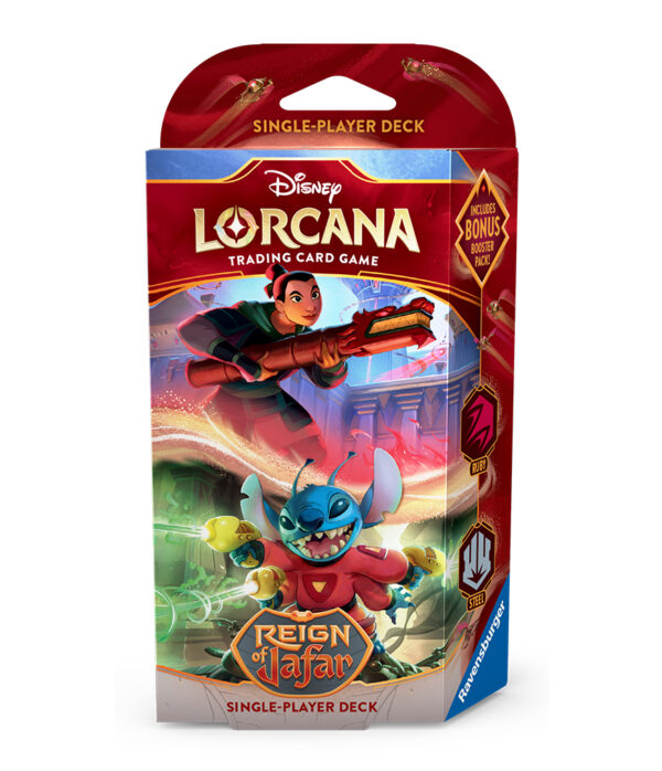 Disney Lorcana TCG: Reign of Jafar - Starter Deck - Ruby & Steel