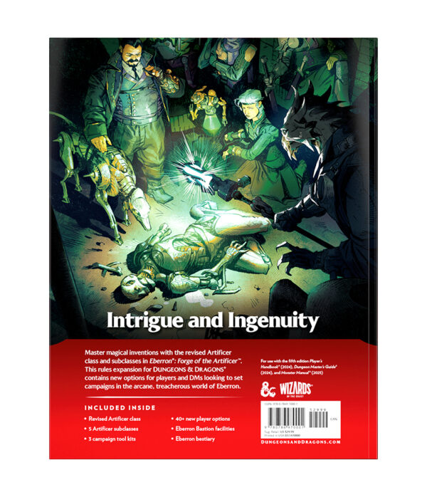Dungeons & Dragons - Eberron: Forge of the Artificer - Rules Expansion (PREORDER) - obrazek 2