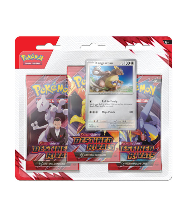 Pokémon TCG: Destined Rivals - 3PK Blister - Kangaskhan