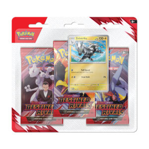 Pokémon TCG: Destined Rivals - 3PK Blister - Zebstrika