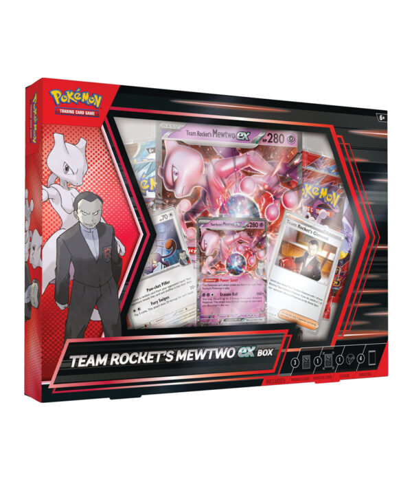 Pokémon TCG: Team Rocket's Mewtwo ex Box