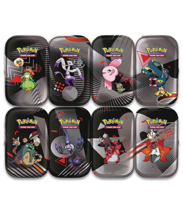 Pokémon TCG: Black Bolt & White Flare - Unova Mini Tin - Zestaw (8 wzorów) (PREORDER)