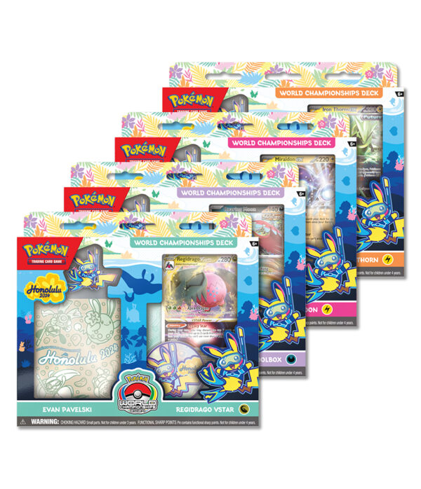 Pokémon TCG: 2024 World Championships Deck - Zestaw (4 różne talie)