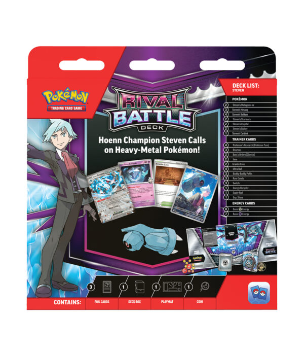 Pokémon TCG: Rival Battle Deck - Steven - obrazek 2