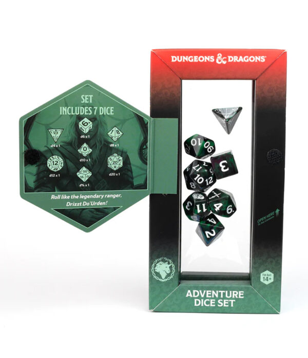 Dungeons & Dragons Adventure Dice - Legend of Drizzt - obrazek 2