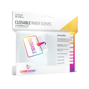 Gamegenic: Closable Inner Sleeves (64x89 mm) - 100szt.