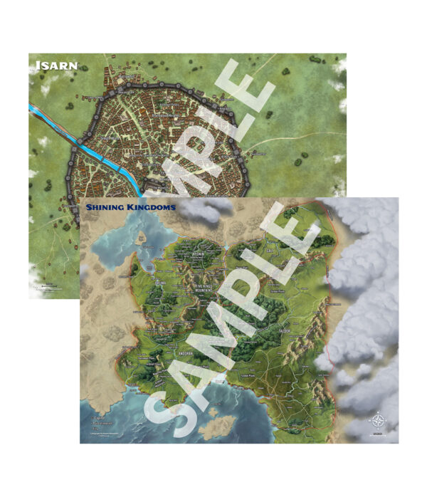 Pathfinder Lost Omens: Shining Kingdoms - Poster Map Archive - obrazek 2