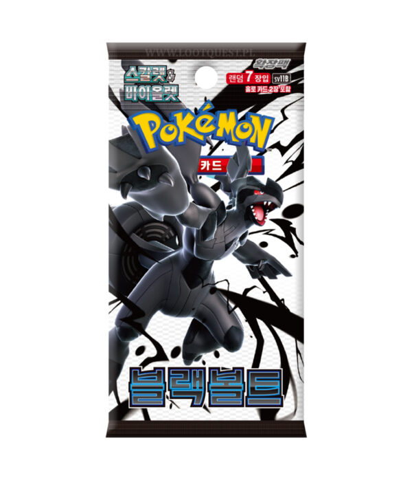 Pokémon TCG - KOREA: "Black Bolt" Booster