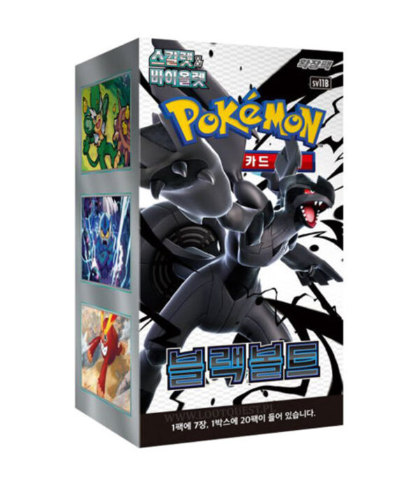 Pokémon TCG - KOREA: "Black Bolt" Booster Box