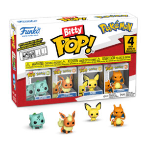 Funko Bitty POP! Pokémon - Bulbasaur, Flareon, Pichu, Charizard