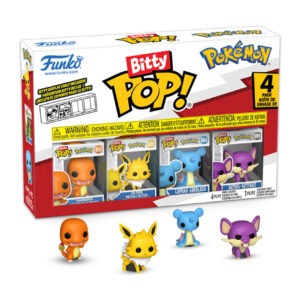 Funko Bitty POP! Pokémon - Charmander, Jolteon, Lapras, Rattata
