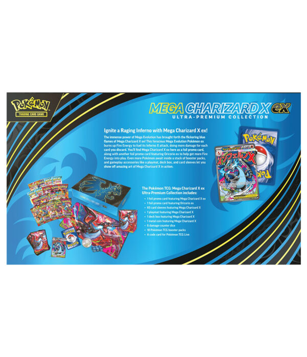 Pokémon TCG: Mega Charizard X ex - Ultra Premium Collection (PREORDER) - obrazek 2