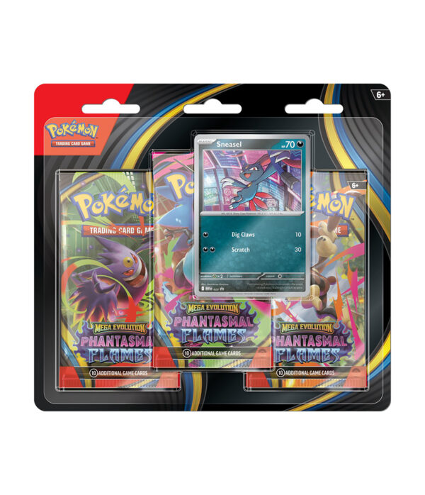 Pokémon TCG: Phantasmal Flames - 3PK Blister - Sneasel (PREORDER)