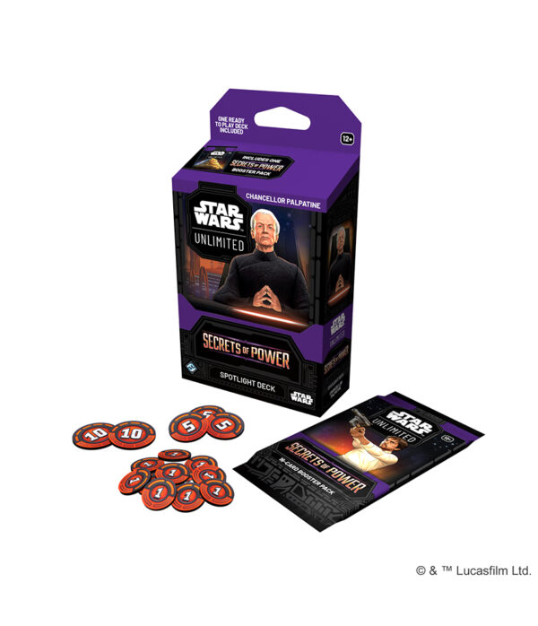 Star Wars Unlimited - Secrets of Power - Spotlight Deck: Chancellor Palpatine (PREORDER) - obrazek 2
