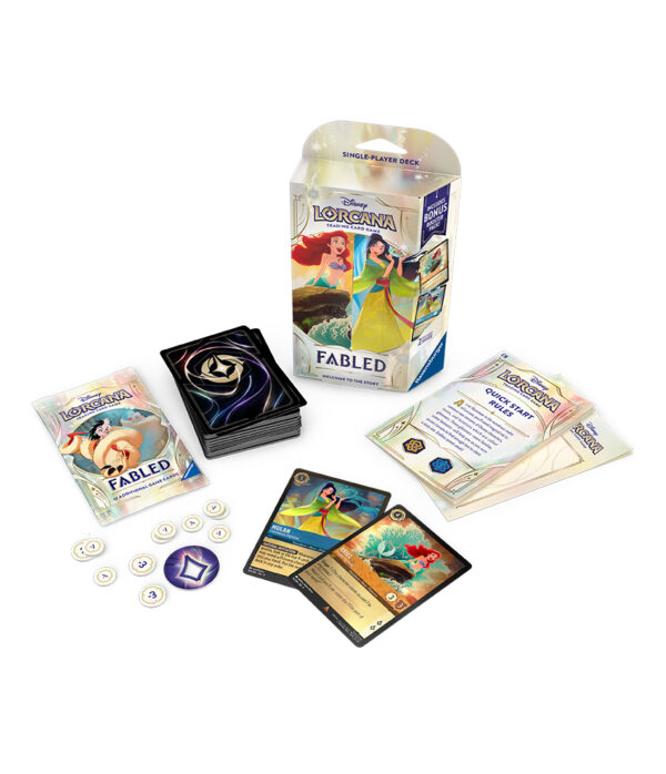Disney Lorcana TCG: Fabled - Starter Deck Amber & Sapphire - obrazek 2