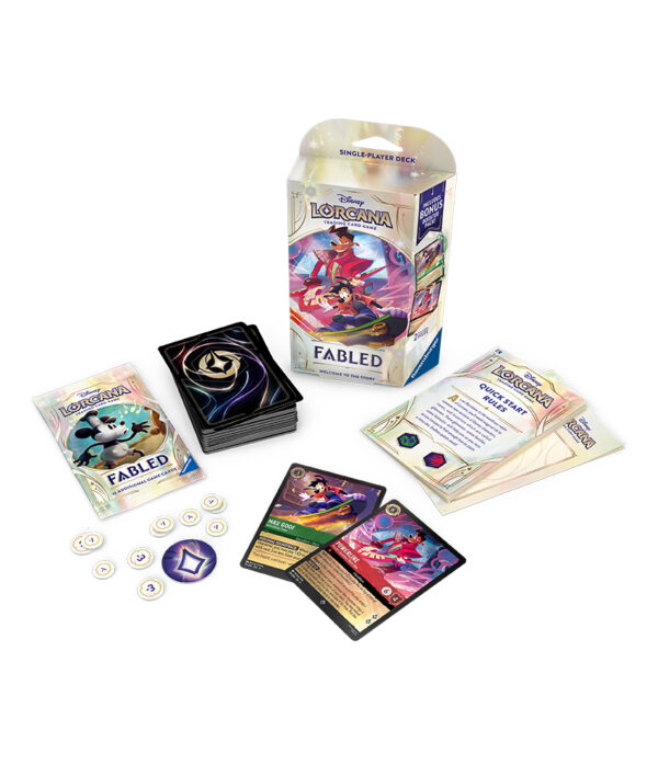 Disney Lorcana TCG: Fabled - Starter Deck - Emerald & Ruby - obrazek 2