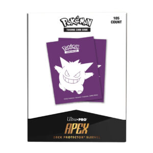 Pokémon TCG: Koszulki na Karty Ultra PRO APEX - Gengar (105szt.)