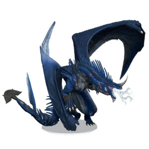 D&D Icons of the Realms: Anthradusk, Ancient Blue Dragon - Premium Figure