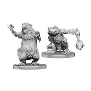 Deep Cuts Pathfinder Battles W26: Boggard Scout & Castoroides (2 figurki)