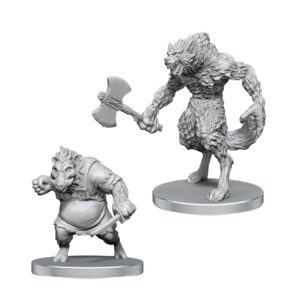 Deep Cuts Pathfinder Battles W26: Werewolf & Wereboar (2 figurki)