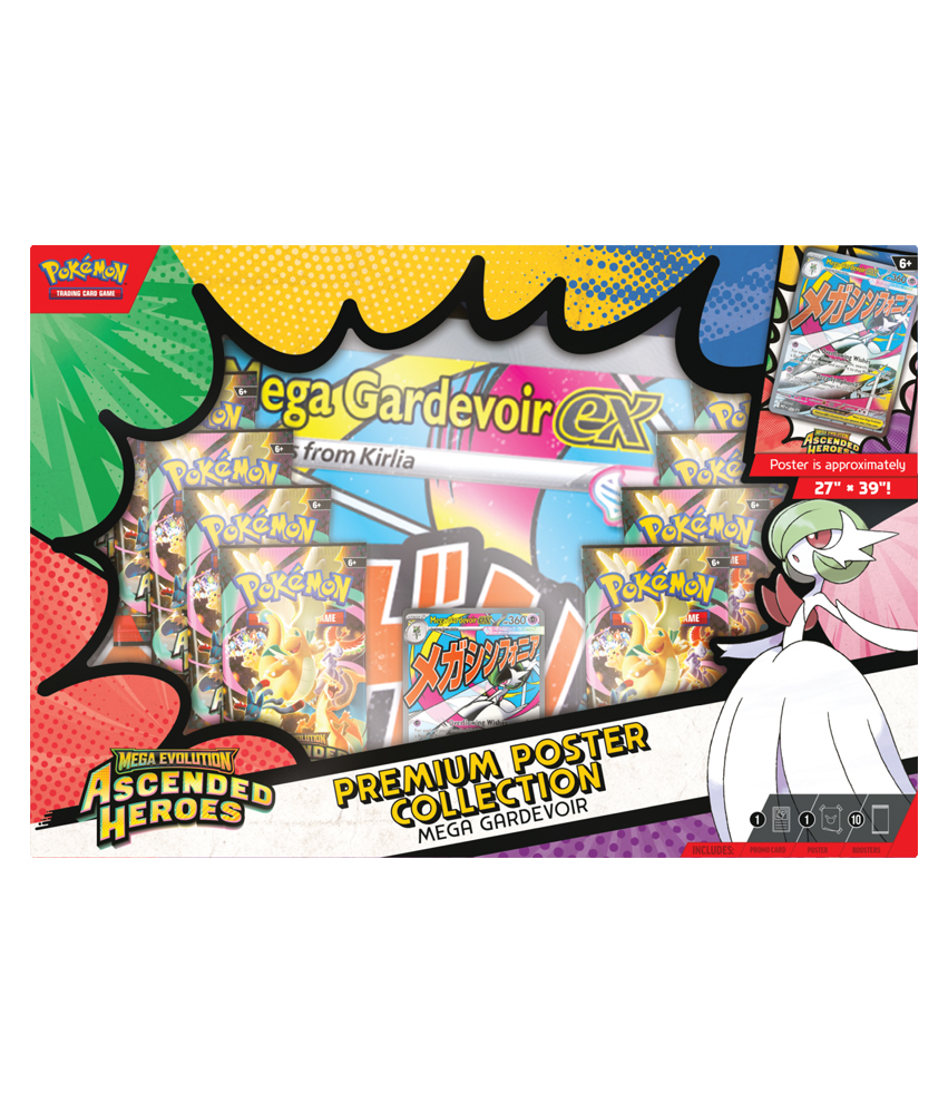 Pokémon TCG: Ascended Heroes - Premium Poster Collection - Mega Gardevoir (PREORDER)