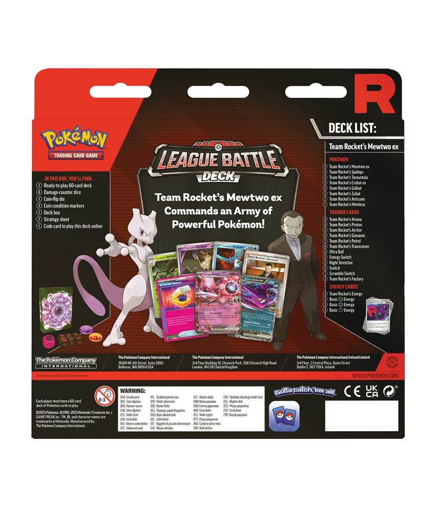 Pokémon TCG: League Battle Deck - Team Rocket's Mewtwo ex - obrazek 2