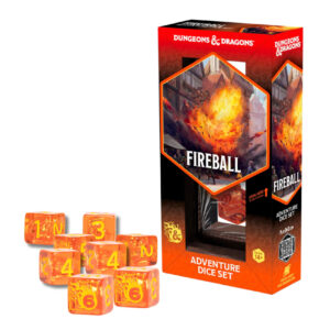 Dungeons & Dragons Adventure Dice Set - Fireball