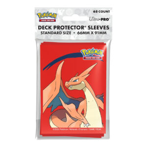 Pokémon TCG: Mega Charizard Y - Koszulki na Karty 65szt.